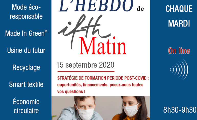 IFTH Matin l’Hebdo, votre nouveau rendez-vous en « live » tous les mardis !