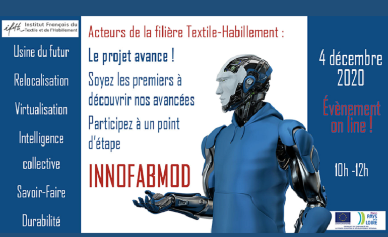 Industrie du futur: participez à notre point d’étape INNOFABMOD – 4 décembre 2020