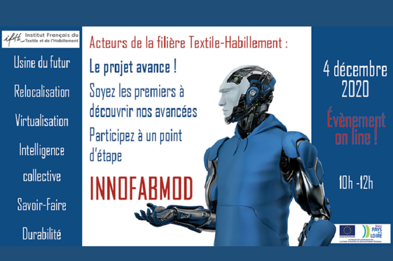 Industrie du futur: participez à notre point d’étape INNOFABMOD – 4 décembre 2020