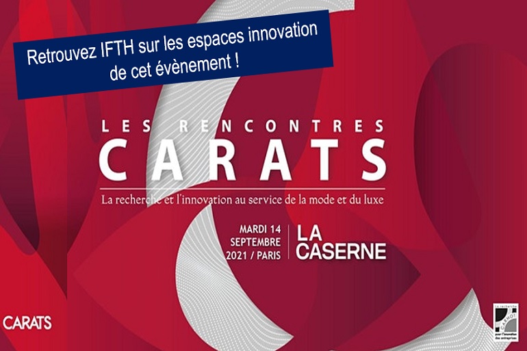 IFTH participe à la prochaine édition des Rencontres CARATS -14/09/21