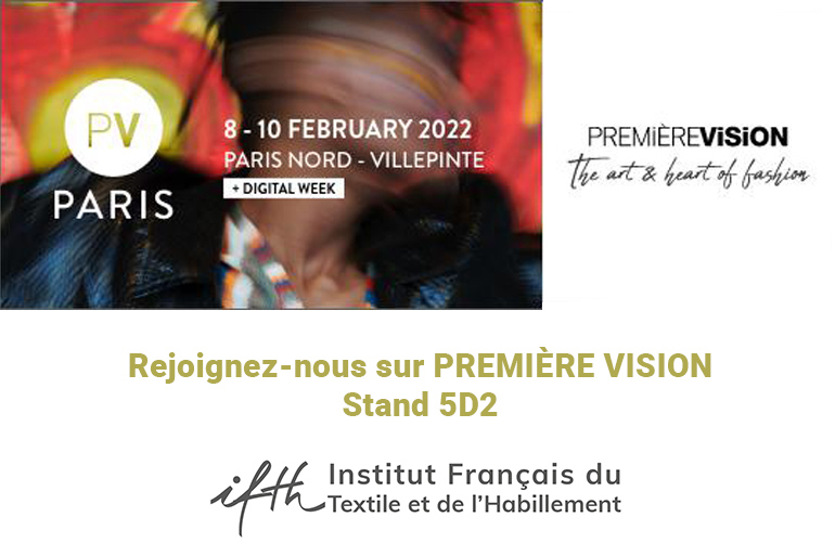 Rendez-vous sur le salon PREMIERE VISION – 8/9/10 février 2022