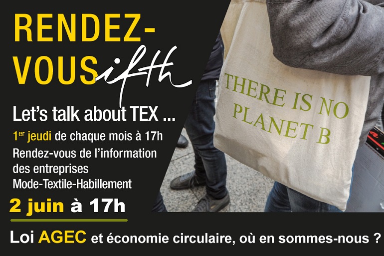 Loi AGEC et économie circulaire, où en sommes-nous ? – RDV IFTH 2 juin 2022