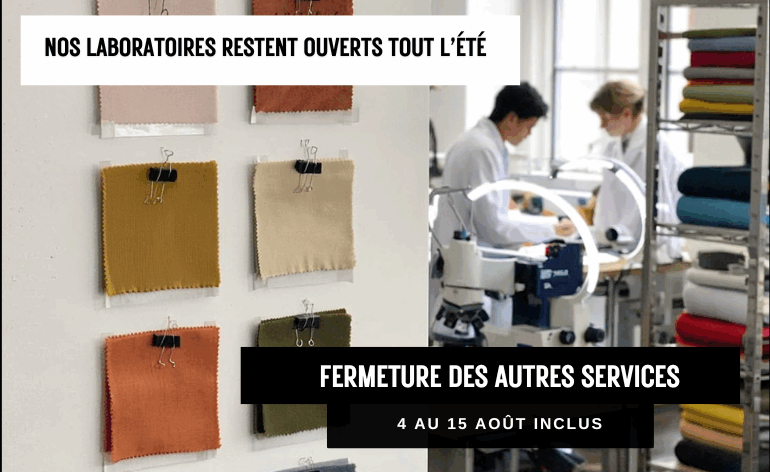 Cet été, les laboratoires Tests & Essais de l’IFTH restent ouverts