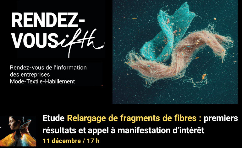 RDV IFTH – Etude Relargage de fragments de fibres : premiers résultats et appel à manifestation d’intérêt / 11 décembre-17h (online)